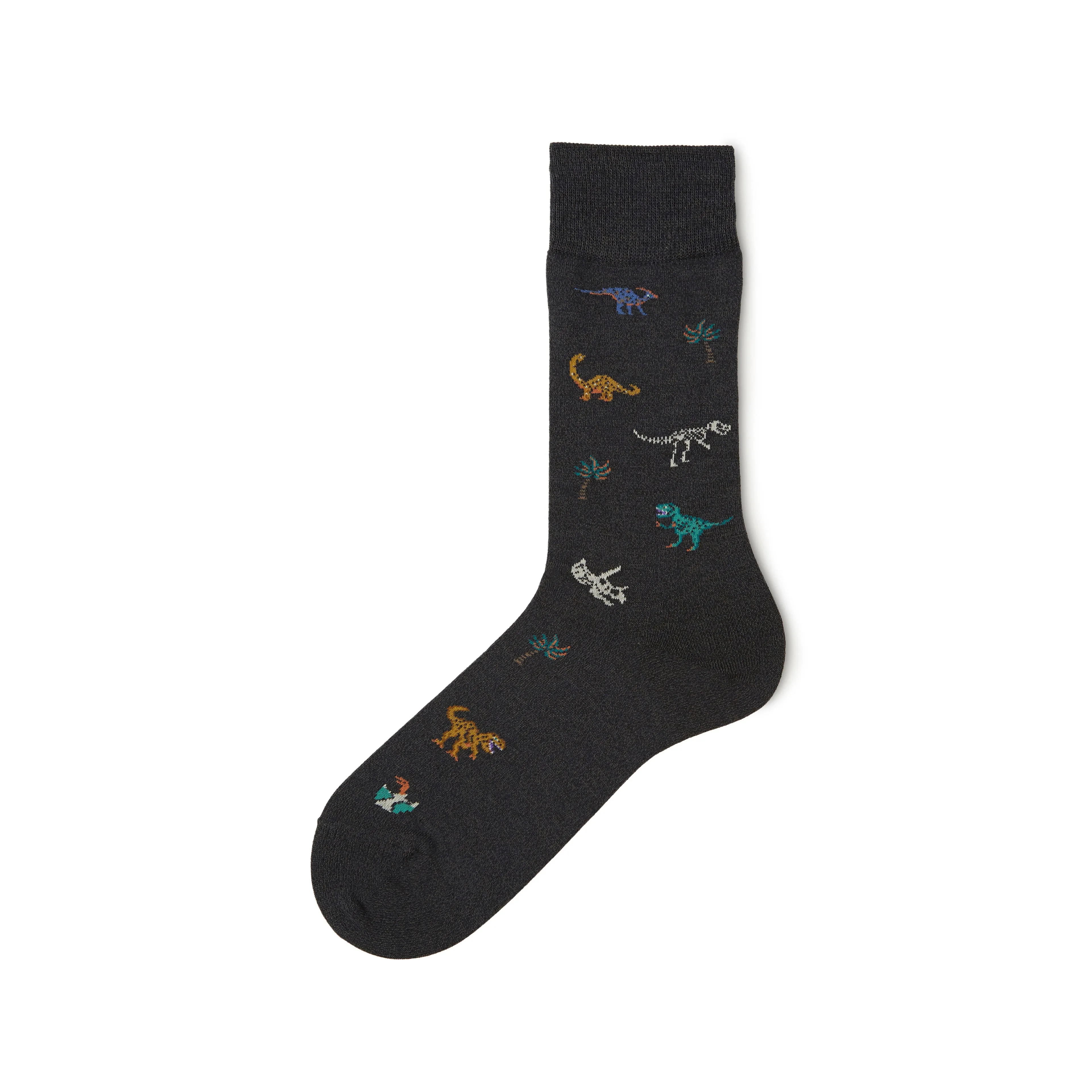 062142085 Dinosaur Pattern Crew Socks L