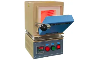 1100C Compact Muffle Furnace (4"x4"x5") w/ Programmable Temp. Controller - KSL1100XS