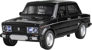 1:32 for Alloy Classic Car Model Diecast Metal Pull Back Children Miniature Vehicle Model Kid Present(Black)