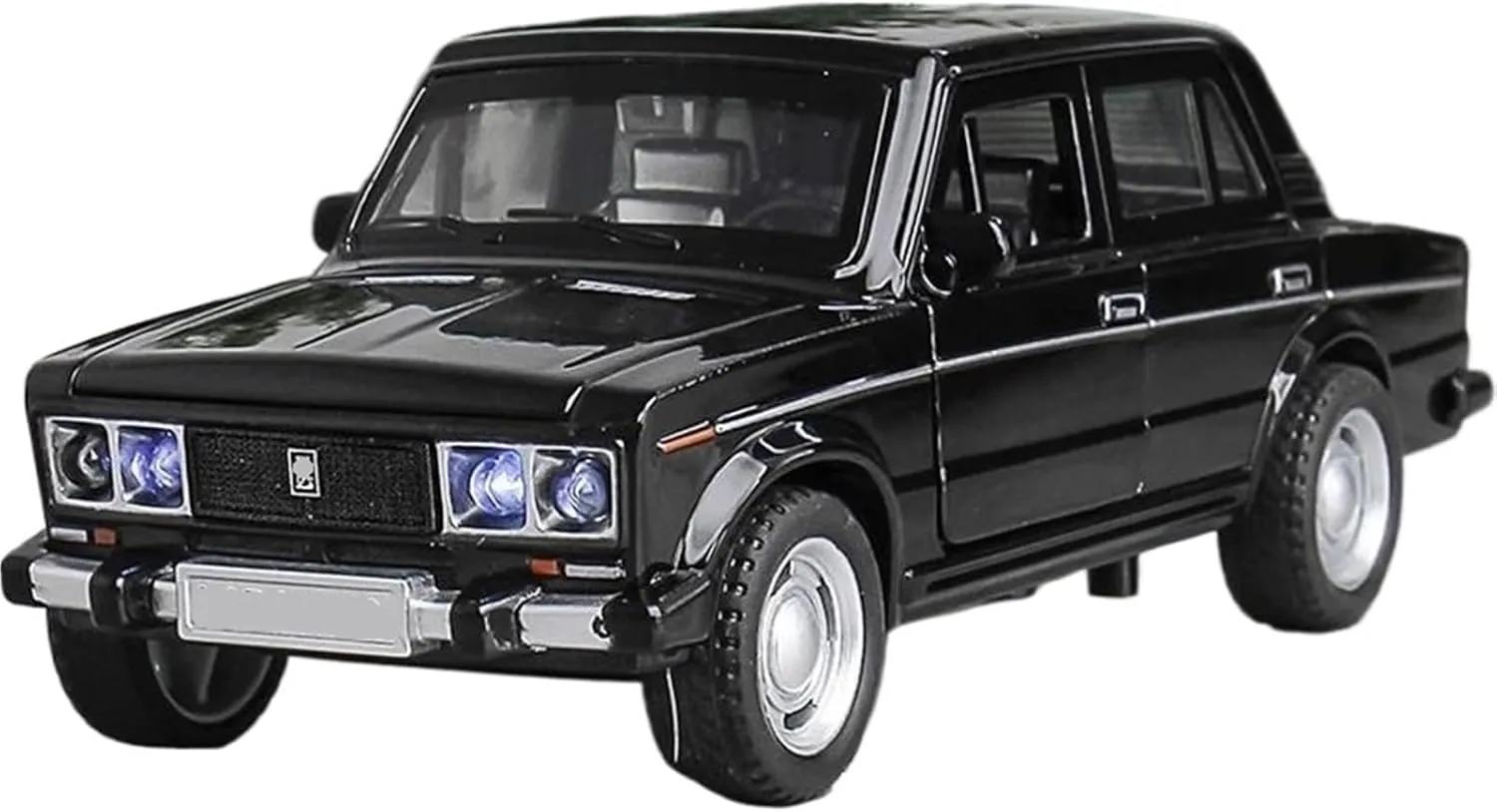 1:32 for Alloy Classic Car Model Diecast Metal Pull Back Children Miniature Vehicle Model Kid Present(Black)