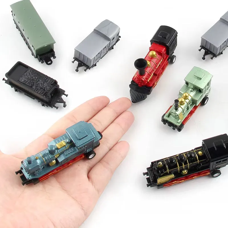 1:60 Scale Alloy Retro Steam Train Model Toy Set