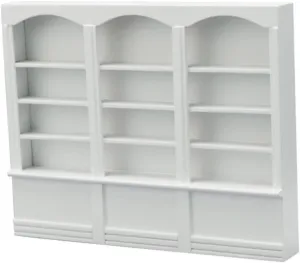 1pc Mini Display Shelf European Style Doll House Cabinet Lightweight and Compact Miniature Book Shelf for Creative Home Decoration for Boys and Girls Rooms and Dollhouse