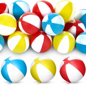 24 Pcs Beach Table Tennis Balls 40mm Summer Plastic Balls Bulk Novelty Fun Accessories for Pool Beach Theme Party Birthday Table Tennis Gift