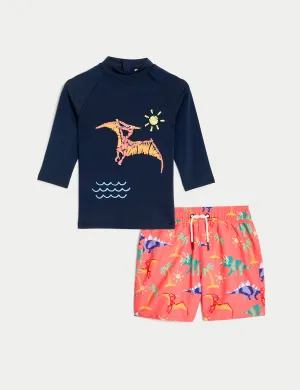 2pc Dinosaur Swim Set
