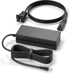 3-Prong 42V AC/DC Adapter Compatible with Swagtron T3 JY-T3 JYT3 32V Lithium ion Battery Hands Free Smart Board 89717-2 89717-4 89717-5 89717-6 89717-7 89717-8 42VDC 2A Power Supply Charger
