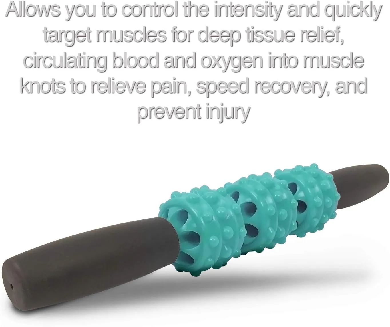 321 STRONG 5 in 1 Foam Roller Set with Hollow Core Deep Tissue Massager, Muscle Roller Stick, Stretching Strap, Spikey Plantar Fasciitis Ball, and Carry Bag, with 4K eBook