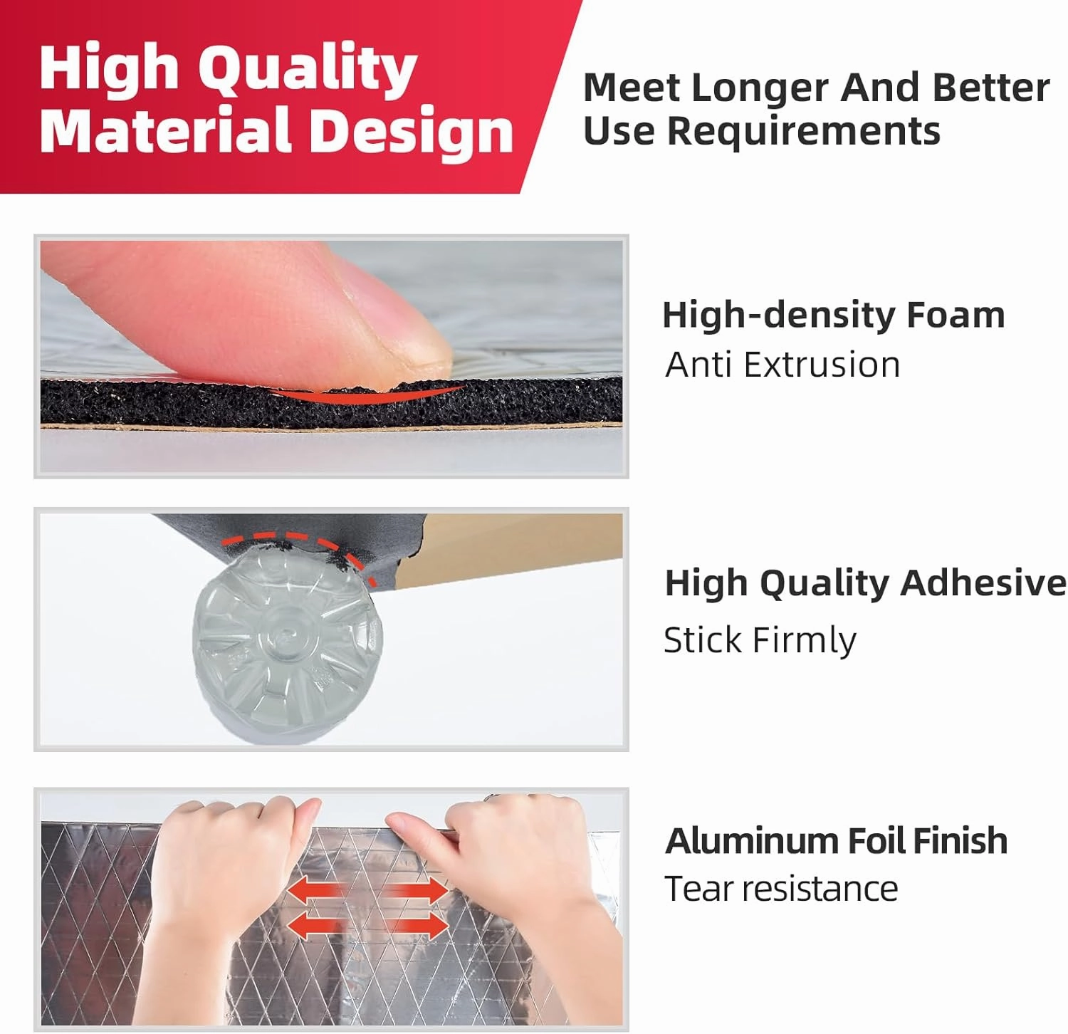 394mil 18sqft Thickened Car Sound Deadener Hood Firewall Heat Shield Insulation Pad Automotive Sound Deadening Mat Aluminum