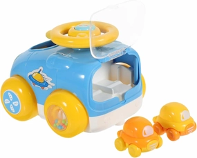 3 1 Ejection Car Set for Cute Cartoon Vehicles for Boys Finger Exercise Sliding Cars HE8017 for Playtime and Development