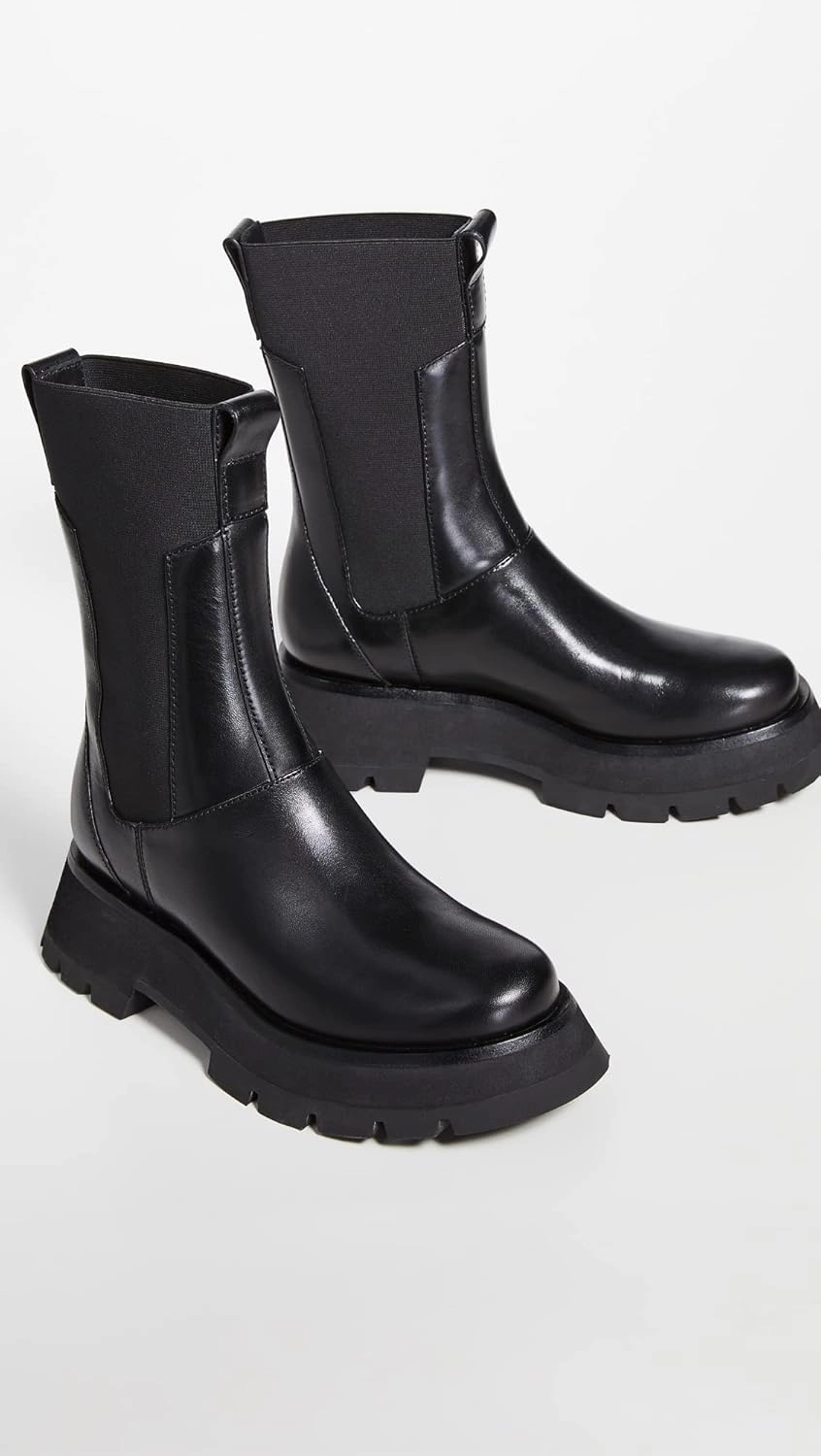3.1 Phillip Lim Women's Kate Lug Sole Combat Boots