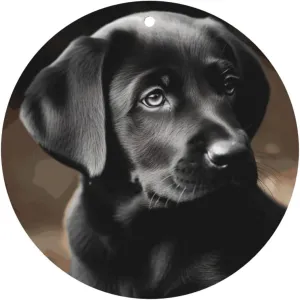 4 Pcs Car Air Fresheners Hanging Air Freshener Fragrance Scented Cards Car Aromatherapy Tablets Black Labrador Puppy Car Freshener Car Interior Mirror Pendant Gifts for Women Men