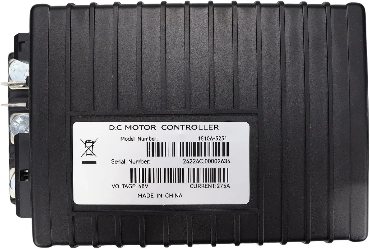 48V 275A 1510A-5251 1510A-5201 DC Motor Controller Speed Controller Compatible with Curtis Club Car Golf Cart Replaces 1510A-5250,1510-5201,1510A-5252,1510A-5251