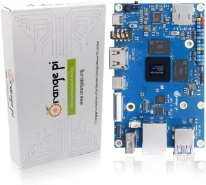 5 8GB LPDDR4/4X Rockchip RK3588S 8-Core 64 Bit Single Board Computer, Development Board Run Orange Pi/Linux/Ubuntu/Debian/Android OS (8GB)