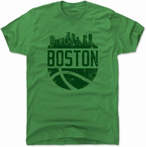 500 LEVEL Boston Shirt - Boston Skyline Ball