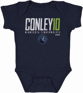 500 LEVEL Mike Conley Minnesota Timberwolves One-Piece Infant Bodysuit - Mike Conley Minnesota Timberwolves Elite WHT