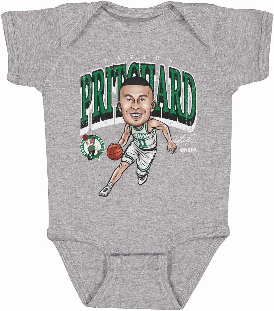500 LEVEL Payton Pritchard Boston Celtics One-Piece Infant Bodysuit - Payton Pritchard Boston Celtics Cartoon