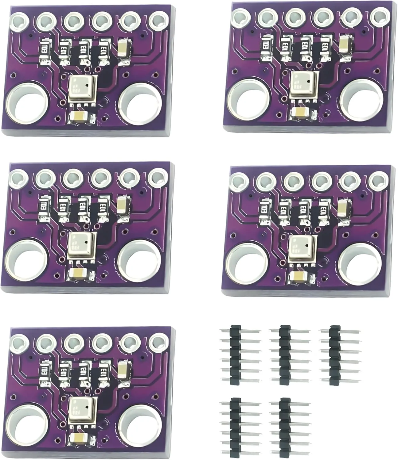 5pcs GY-BME280-3.3 BME280 3.3V High Precision Atmospheric Pressure Sensor Altimeter Module GY-BME280-3.3 Temperature Humidity Sensor Module for Arduino