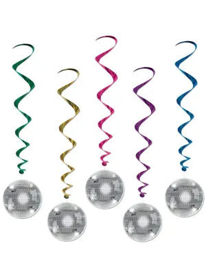 70s Disco Ball Spirals Hanging Party Decoration