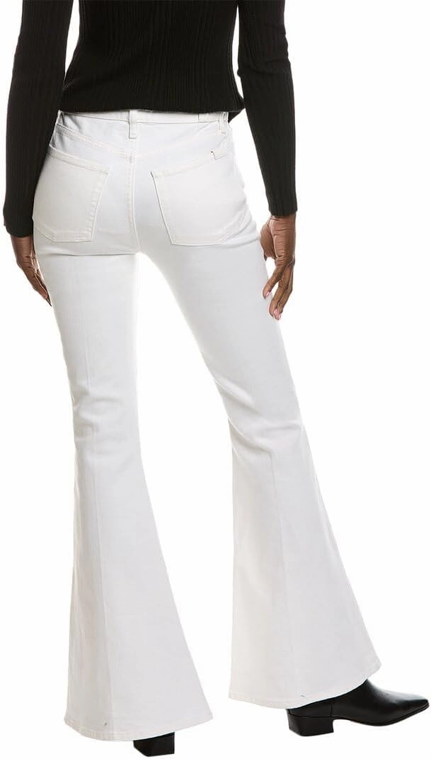 7 For All Mankind womens Megaflare in Clean White