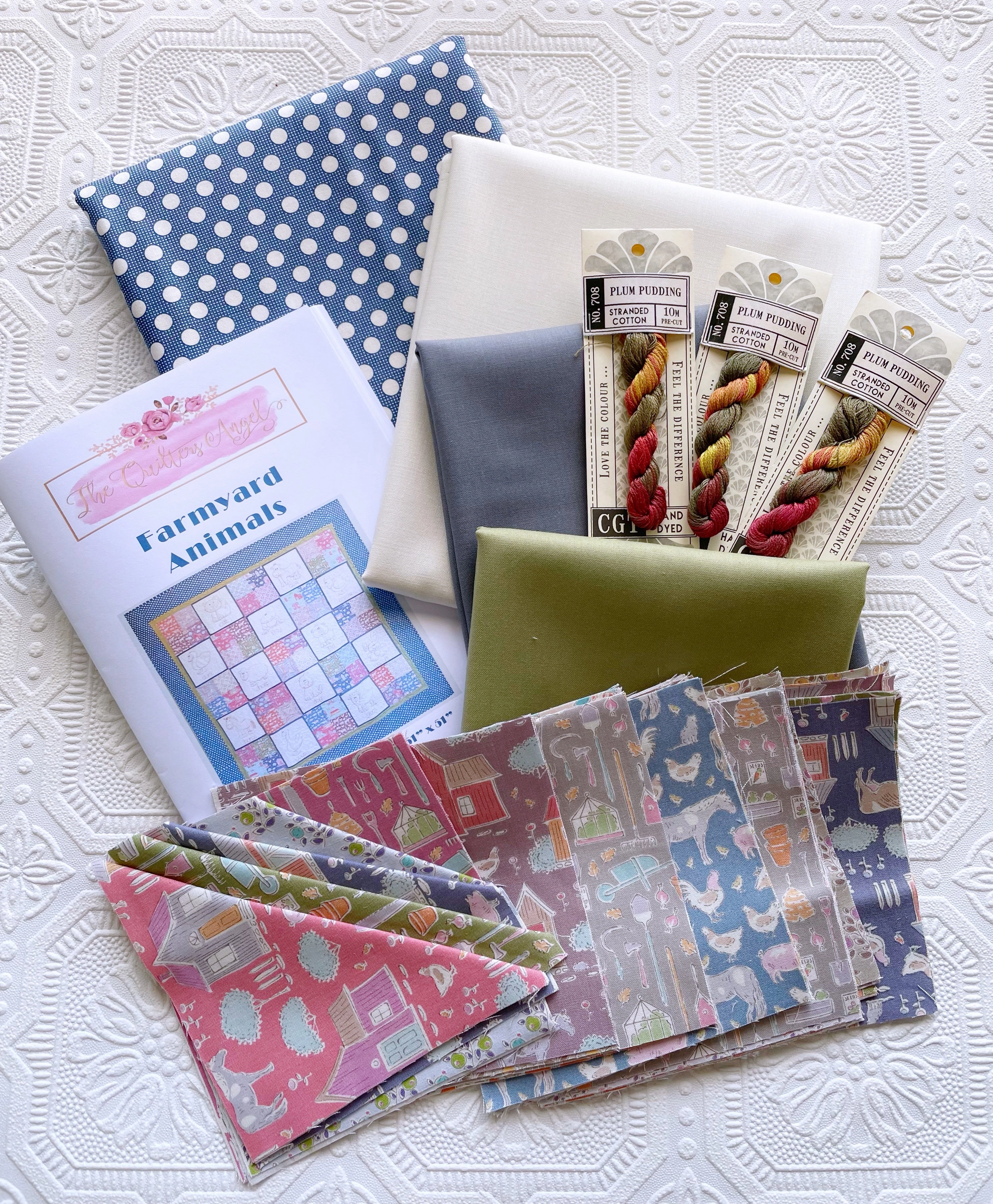 ‘Farmyard Animals’ Quilt Kit