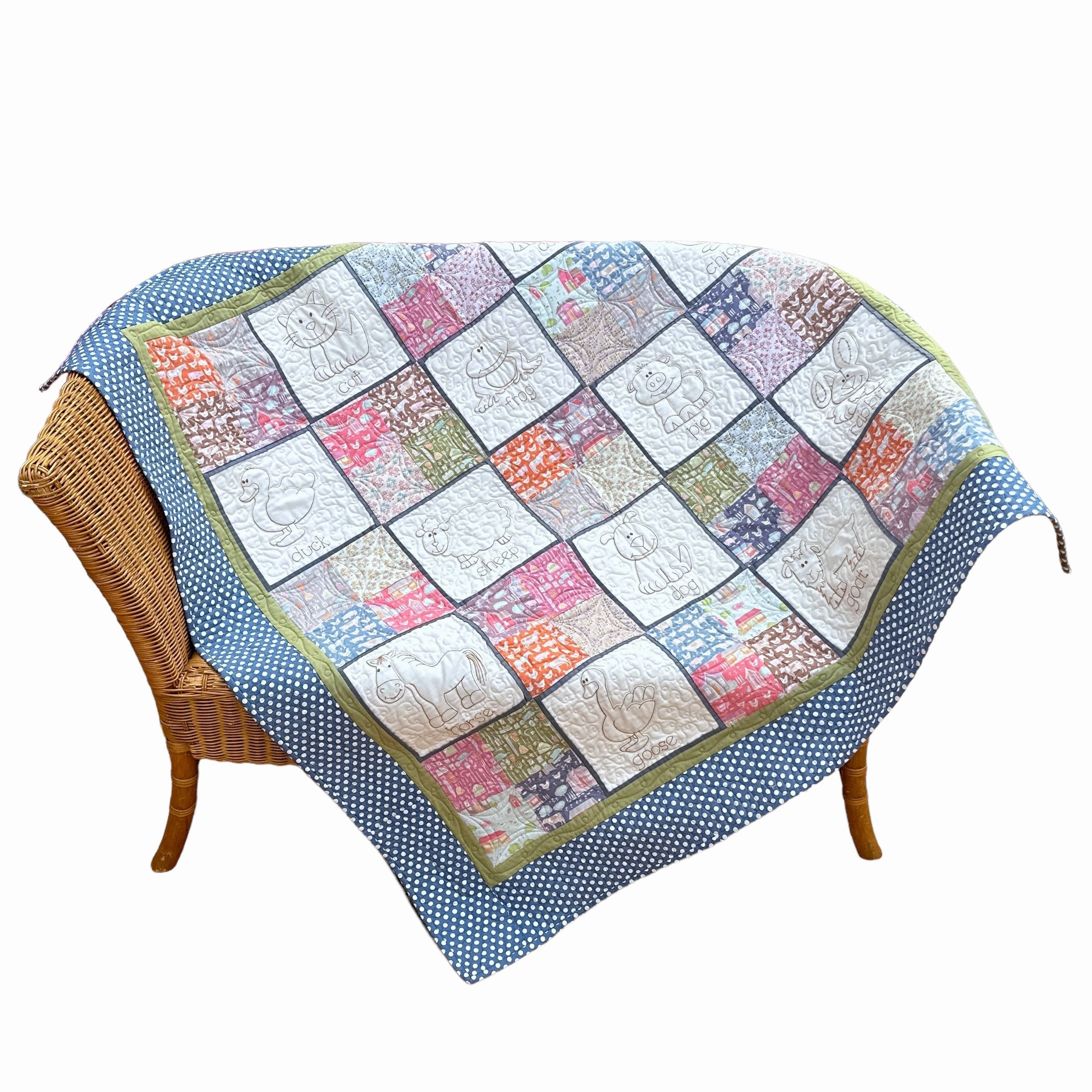 ‘Farmyard Animals’ Quilt Kit