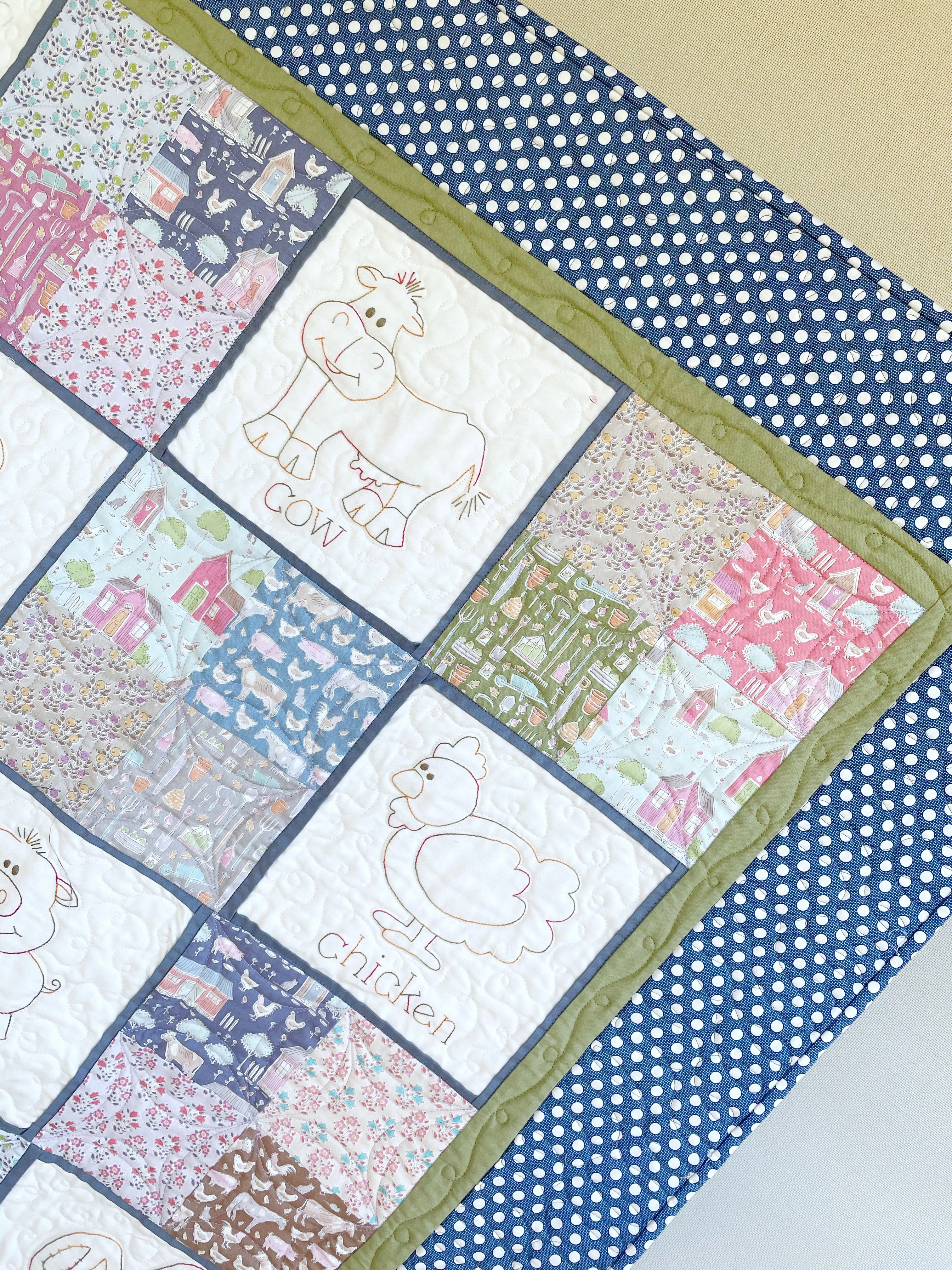 ‘Farmyard Animals’ Quilt Kit