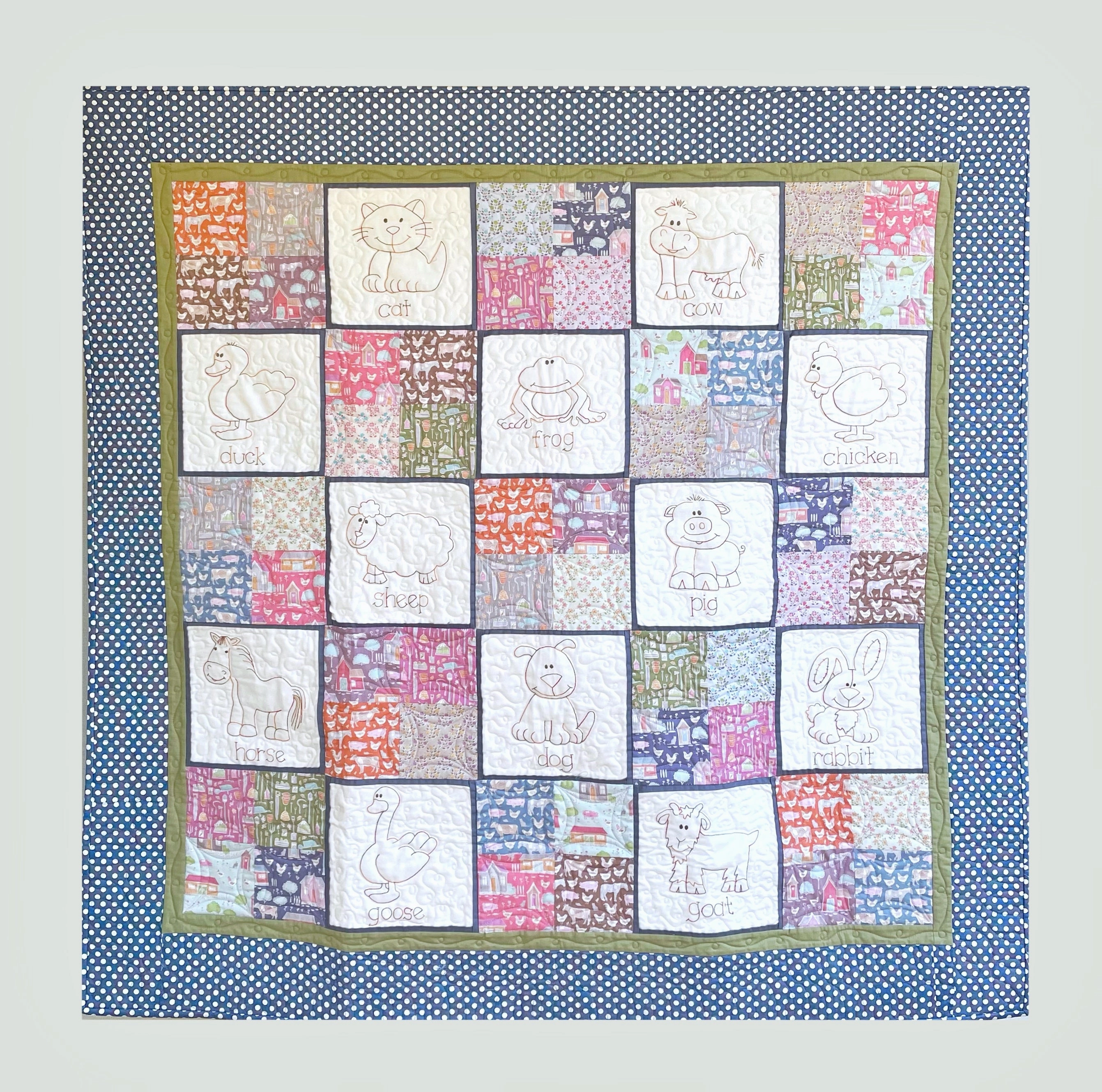 ‘Farmyard Animals’ Quilt Kit