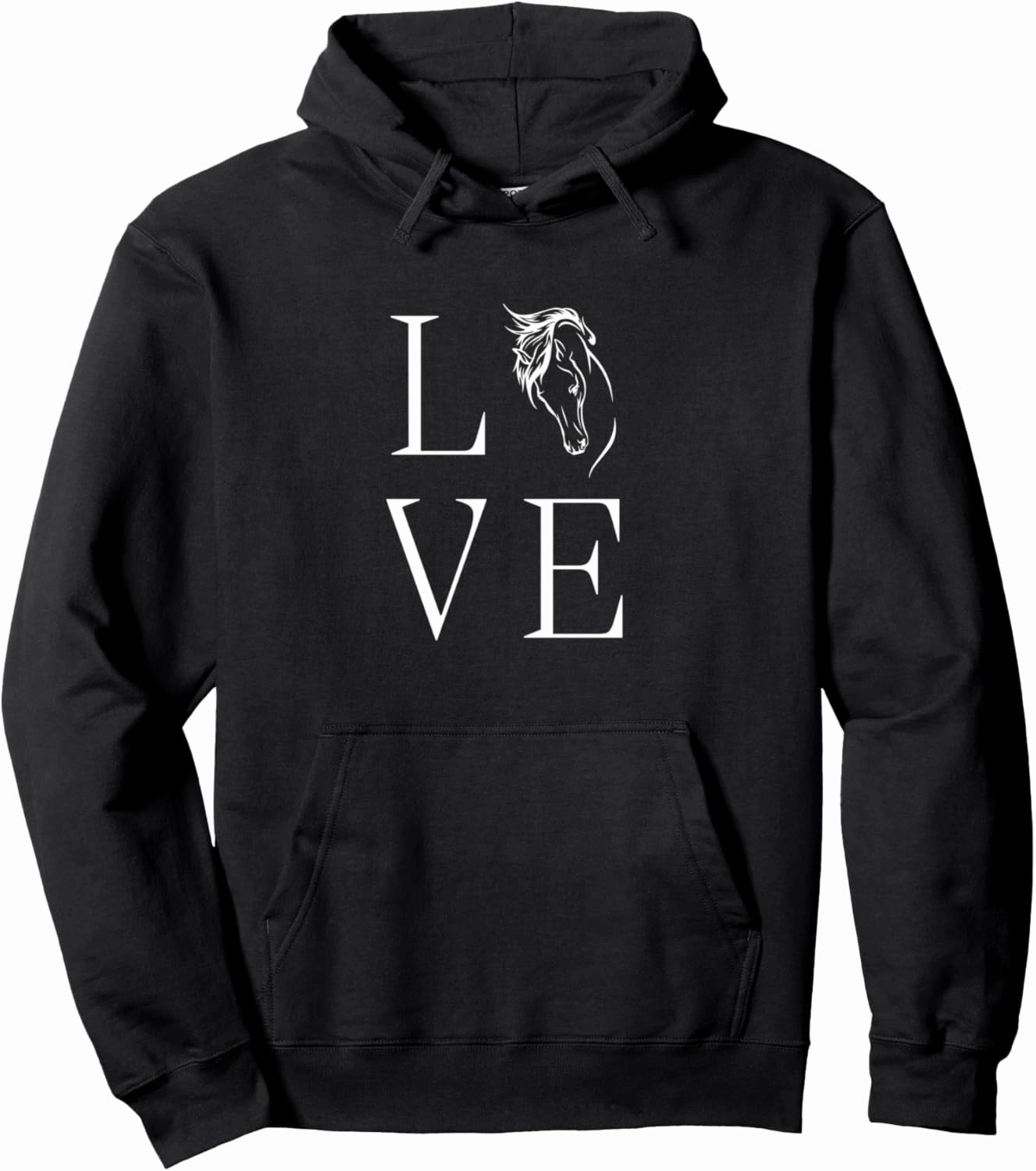 A heart for horses Rider Rider Horse with love for horses Pullover Hoodie