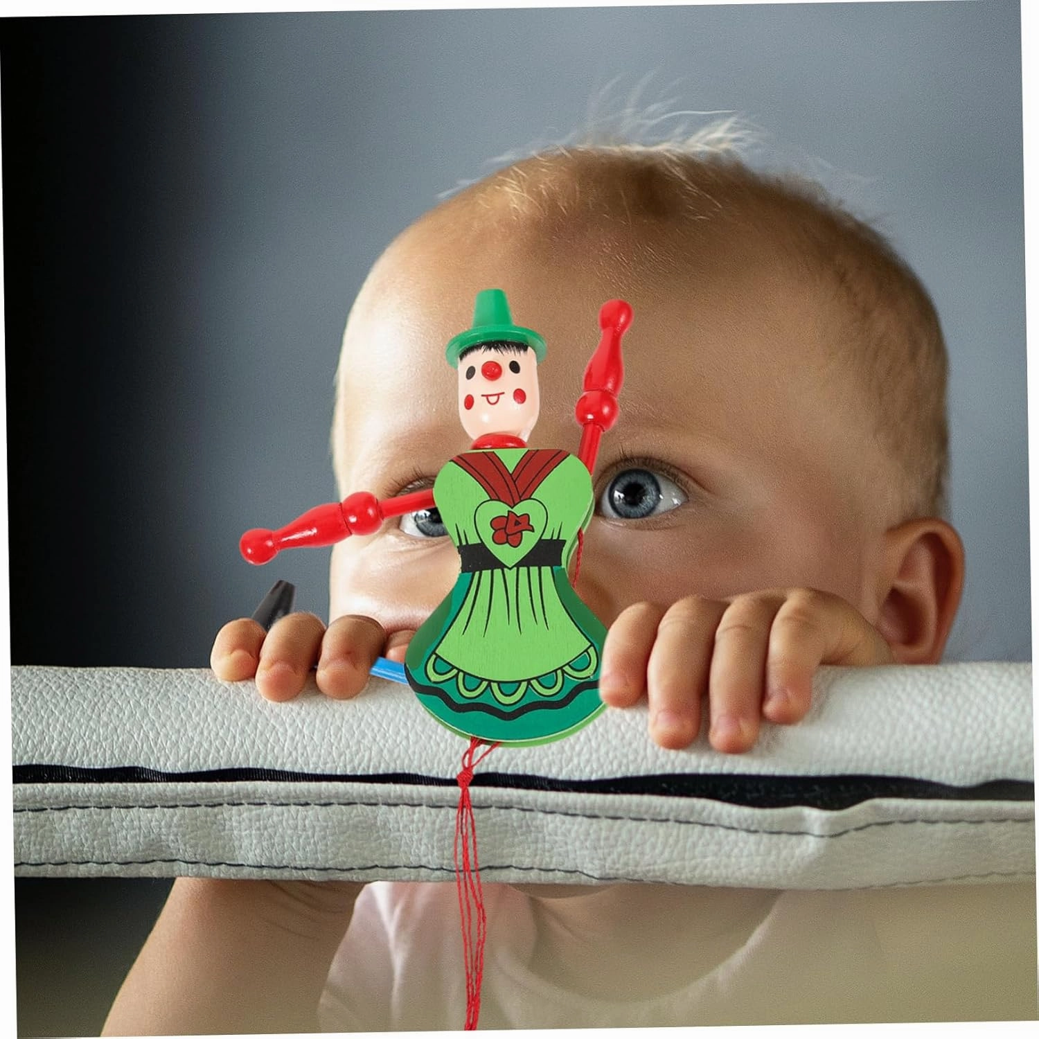 ABOOFAN 8pcs Creative Puppet Doll Toys Funny Marionette Pull String Puppets for Boys and Girls Unique Hanging Decor for Home Fashionable for Boys and Girls Style