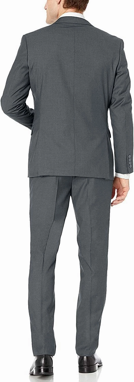 Adam Baker Men's Classic Fit 3-Piece (Jacket, Vets, Trousers) Vested Suit Set - Many Sizes & Colors Available
