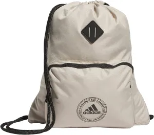adidas Classic 3S 2.0 Sackpack, Wonder Beige/Black, One Size