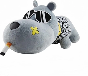Adorable Dog Plush Stuffed Animal, Car Creative Activated Carbon Bamboo Charcoal Bag Carbon Bag Simulation Dog Car Decoration, for Kids & Adults - Birthday, Christmas, Easter (Grey)