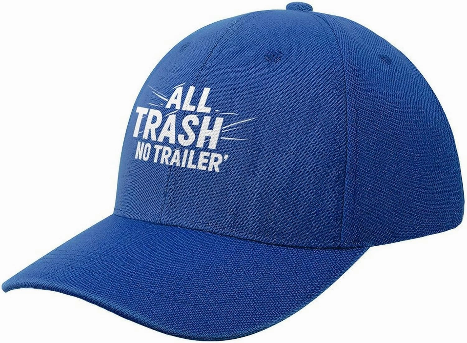 All Trash No Trailer Fashion Baseball Cap Men Women Classic Adjustable Sun Golf Dad Hat Outdoor