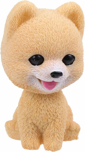 Amosfun Car Accessories Dashboard Nodding Heads Head Dog Car Dash Puppy Simulation for Car Vehicle Cake Decoration Decor Home Decorative Pomeranian Home Decor