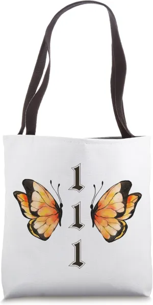 Angel Number 111 Big Things Are Coming, Intuition Angel 111 Tote Bag