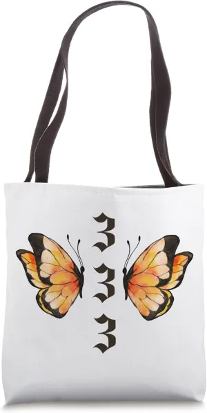Angel Number 333 New Life and Abundance, Support Angel 333 Tote Bag