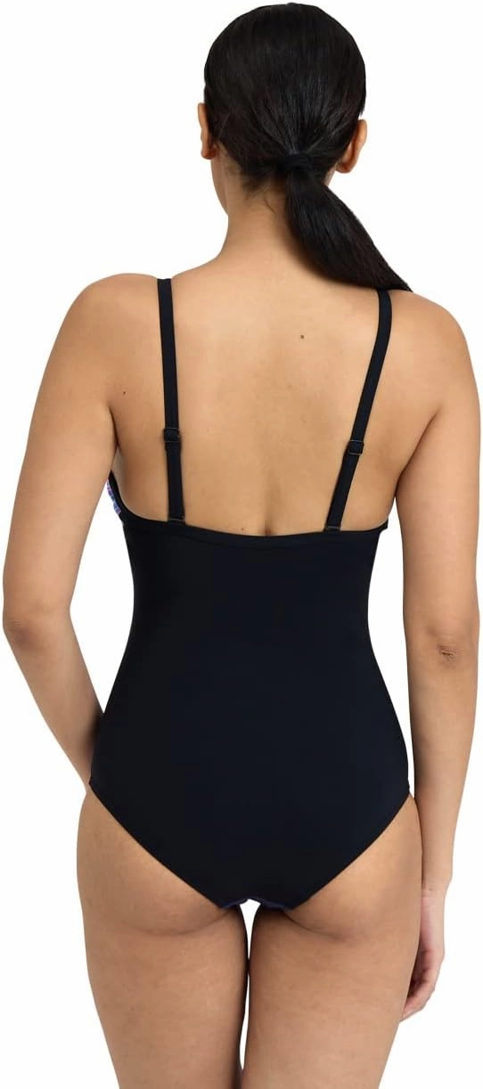 Arena Bodylift Women’s Michela B-Cup One Piece Shaping Swimsuit Light Cross Back UV Protection Tummy Control Bathing Suit