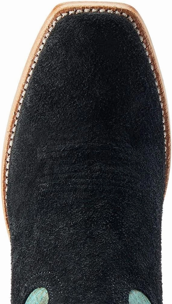 ARIAT Men's Futurity Showman Dark Copper Roughout Classic Black Top