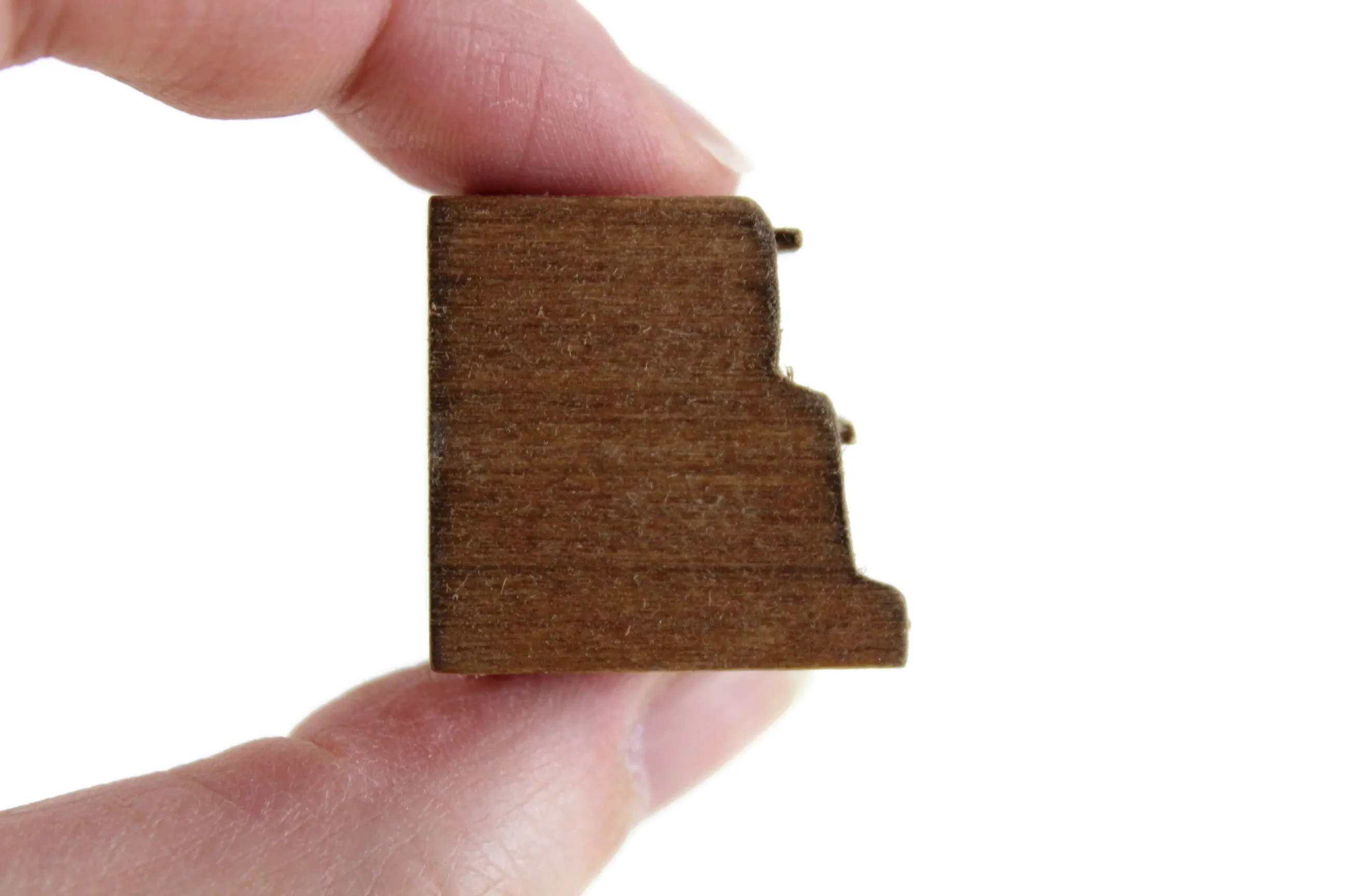 Artisan-Made 1:12 Miniature Dollhouse Wooden Paper File Sorter Organizer