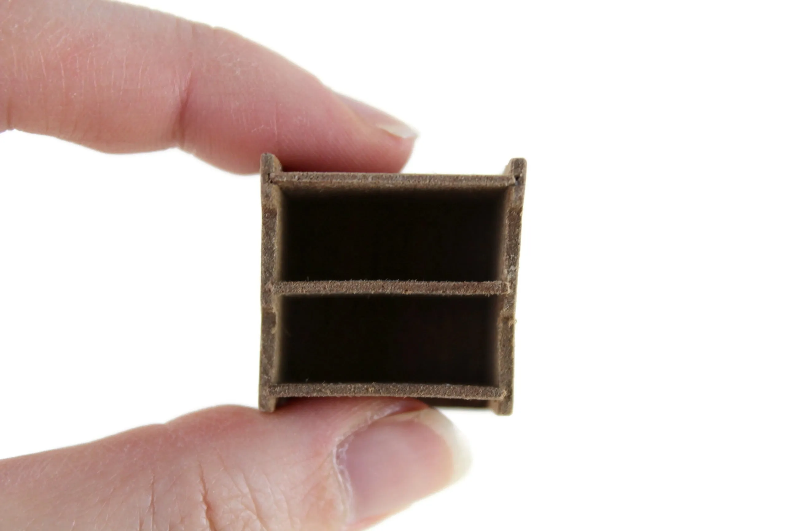 Artisan-Made 1:12 Miniature Dollhouse Wooden Paper File Sorter Organizer