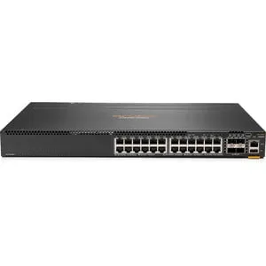 Aruba 24-port 1GbE and 4-port SFP56 Switch - 24 Ports - Manageable - 3 Layer Supported - Modular - 4 SFP Slots - Twisted Pair, Optical Fiber - 1U High - Rack-mountable