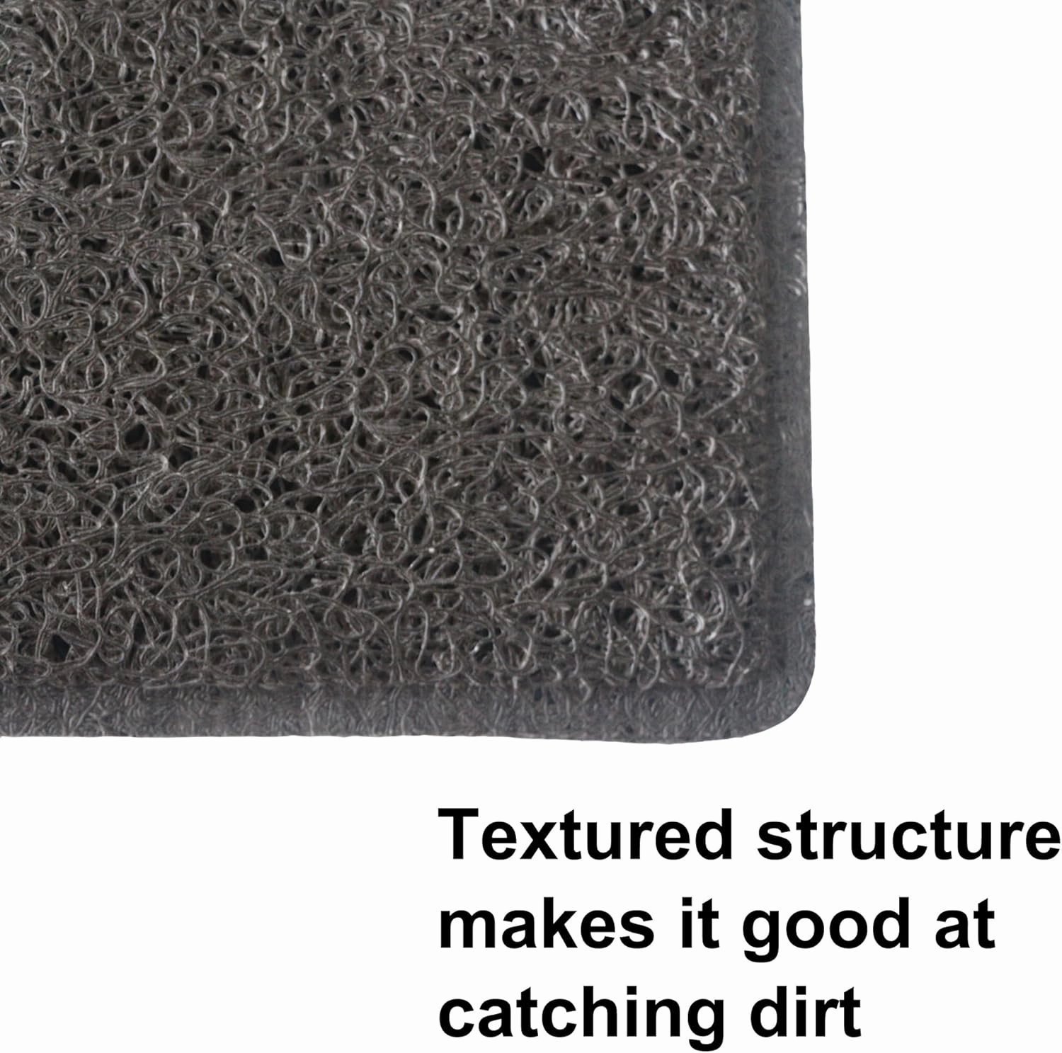 Aucuda Happy Camper RV Doors Mat for Indoor Outside Entrance, Camper Entrway Welcome Mats for Front Door, RV, 24"x16" Non-Slip Outdoor Mat for Summer, Waterproof Camping Door Mat Trap Dirt, Grey Car.