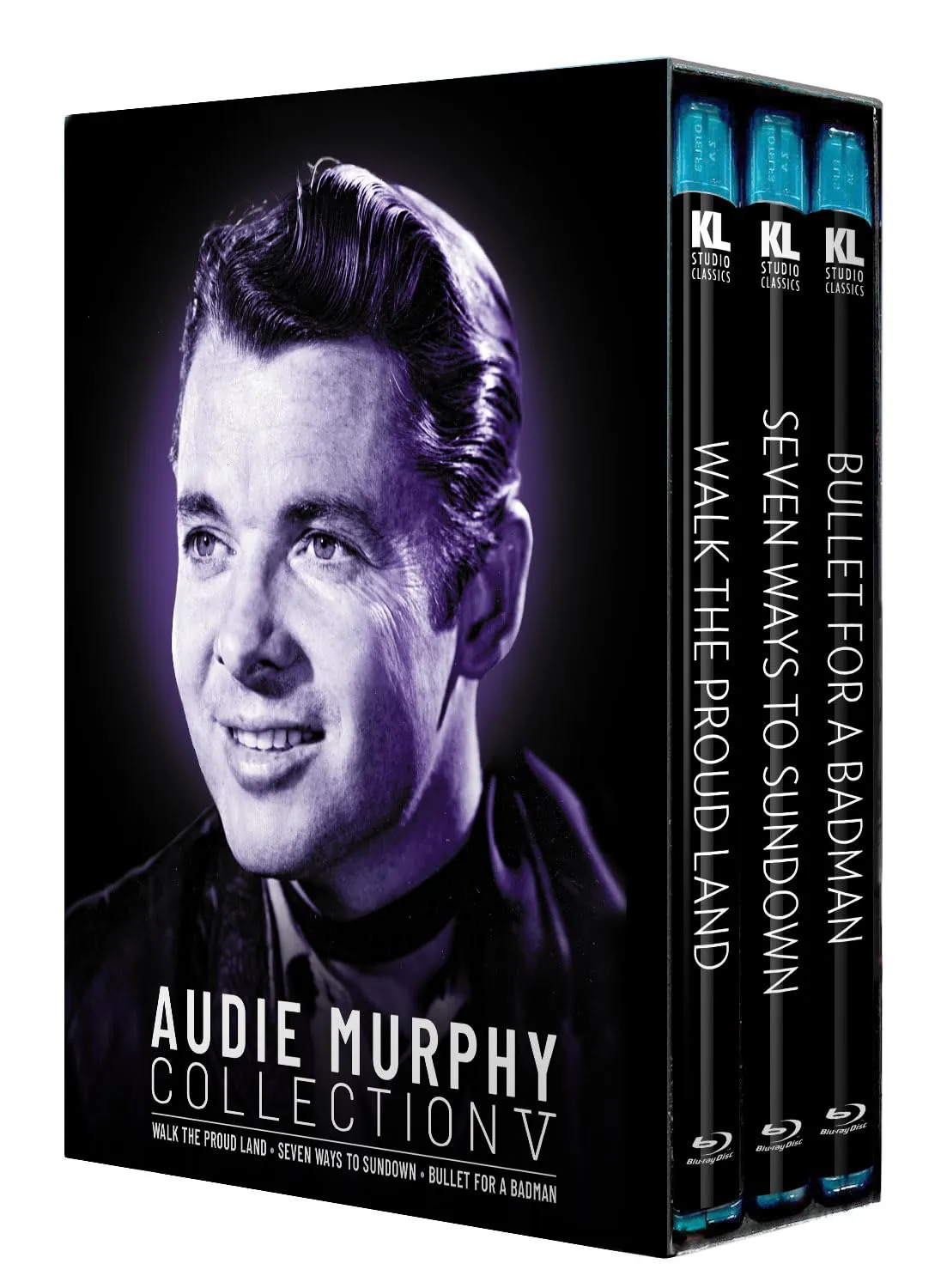 Audie Murphy Collection V Walk the Proud Land / Seven Ways from Sundown / Bullet for a Badman