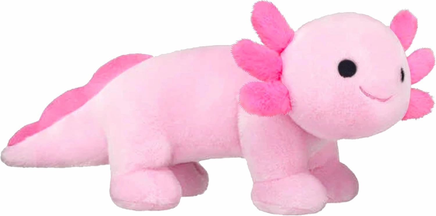 Axolotl Plush, Soft Cute Axolotl Stuffed Animal Plushies, Kawaii Plushies Dolls for Kids, Gift for Girls Boys (Pink-B)