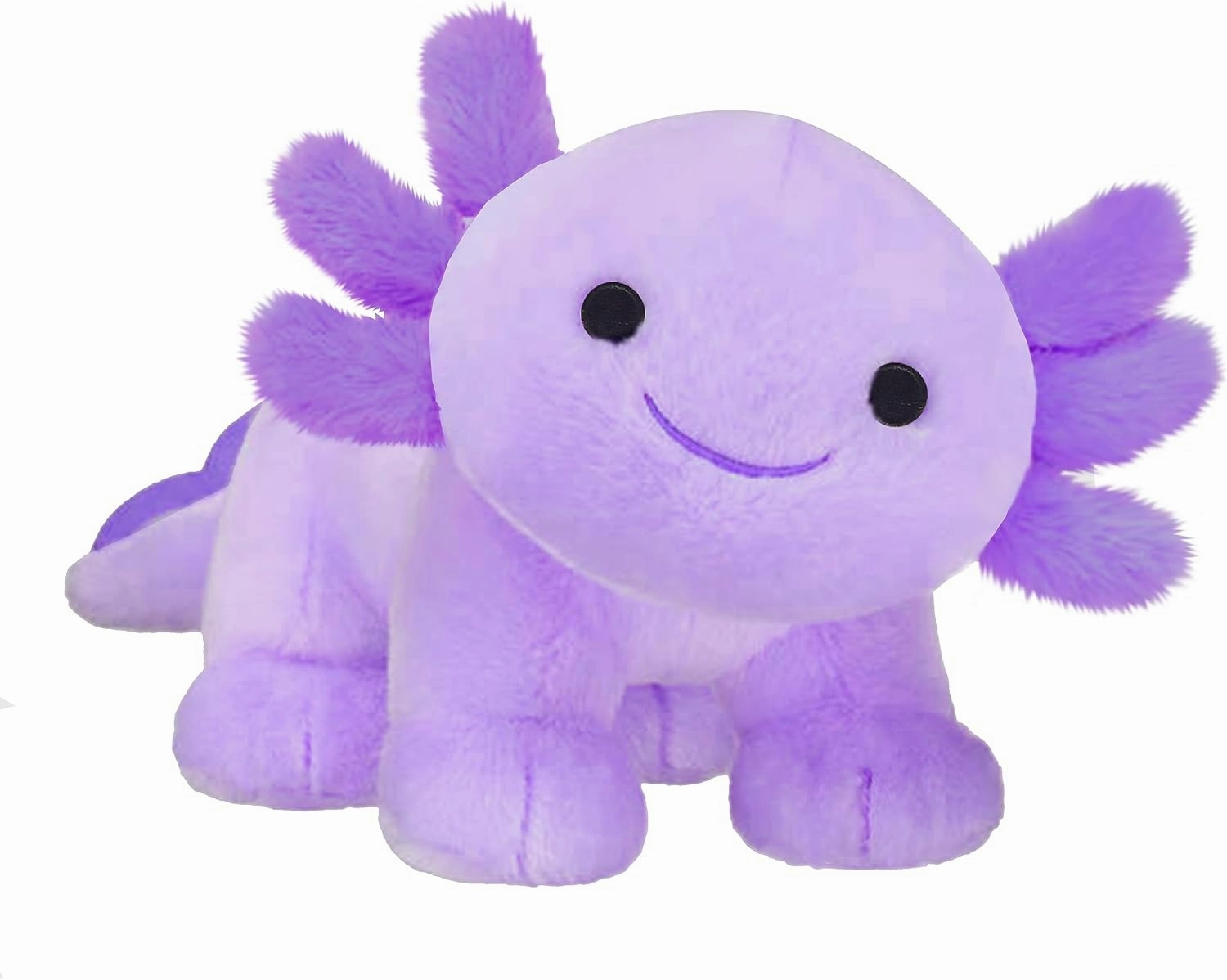 Axolotl Plush, Soft Cute Axolotl Stuffed Animal Plushies, Kawaii Plushies Dolls for Kids, Gift for Girls Boys (Purple)
