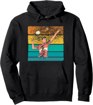 Badminton Shuttlecock court game sport travel BADMINTON Pullover Hoodie