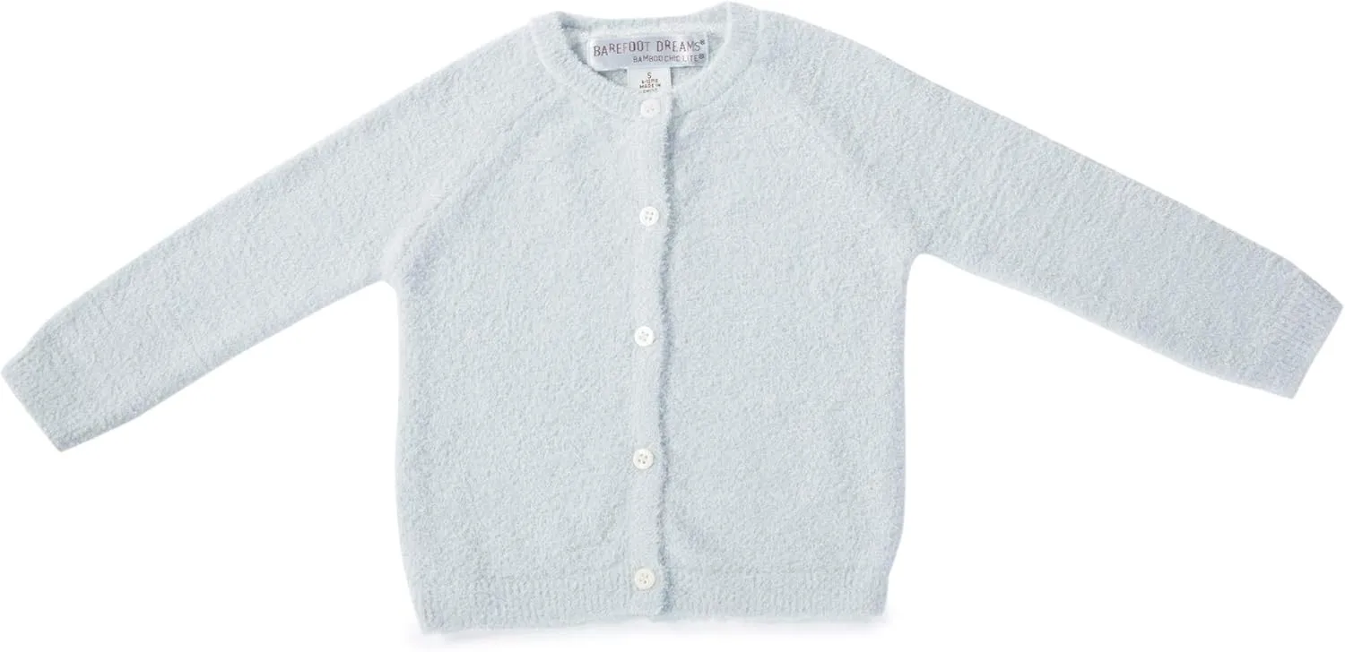 Barefoot Dreams CozyChic Lite Infant Classic Cardigan and Pant Set, Baby Outfit for Girls or Boys