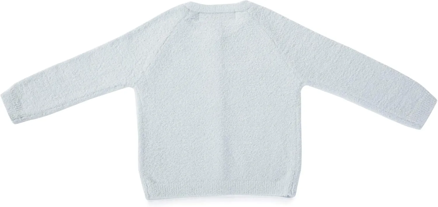 Barefoot Dreams CozyChic Lite Infant Classic Cardigan and Pant Set, Baby Outfit for Girls or Boys