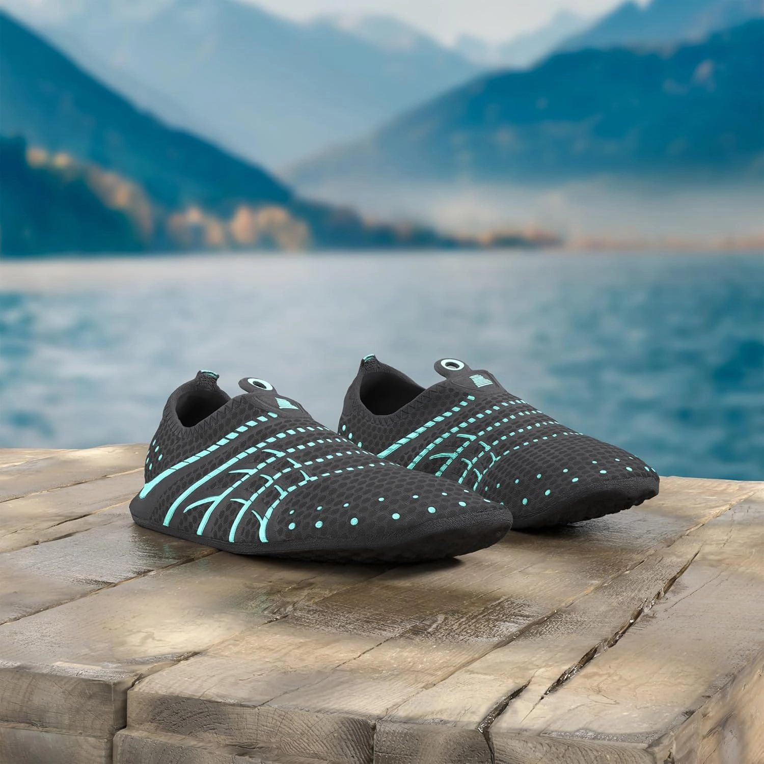 BARERUN Barefoot Water Shoes for Women Men Quick-Dry Aqua Socks for Swim Beach Pool Surf Yoga Boat Travel Non Slip Indoor Outdoor Walking Shoes
