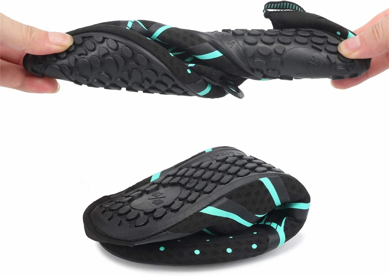 BARERUN Barefoot Water Shoes for Women Men Quick-Dry Aqua Socks for Swim Beach Pool Surf Yoga Boat Travel Non Slip Indoor Outdoor Walking Shoes