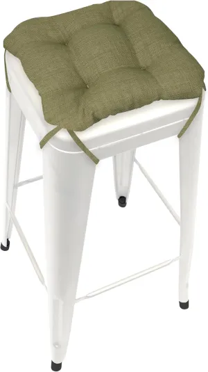 Barnett Home Decor Bar Stool Cushions Square 12x12 Seat Cushion - Fade Resistant Waterproof Cushion for Outdoor Bar Stools - Fits Most Tolix Stools, 12" Metal Bar Stools (Rave Sage Green, 1)